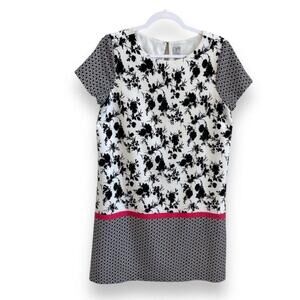 Tristan Pink/Black Floral Slip Dress - M China